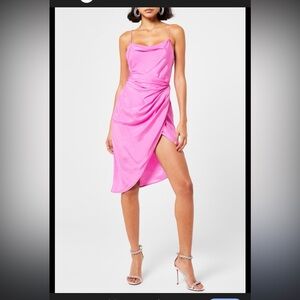 Gauge81 Hot Pink Asymmetrical Dress S